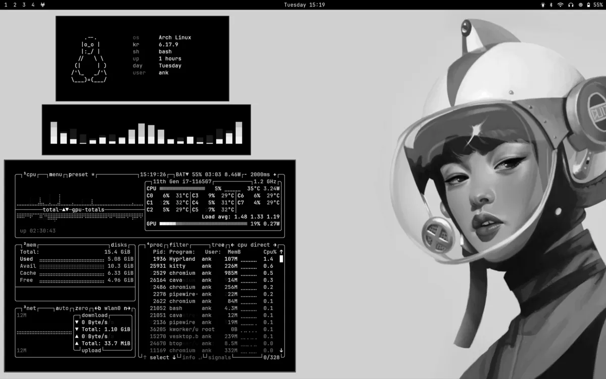Black Arch theme