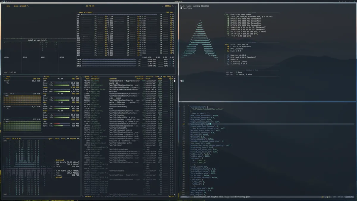 Blue Ridge Dark theme